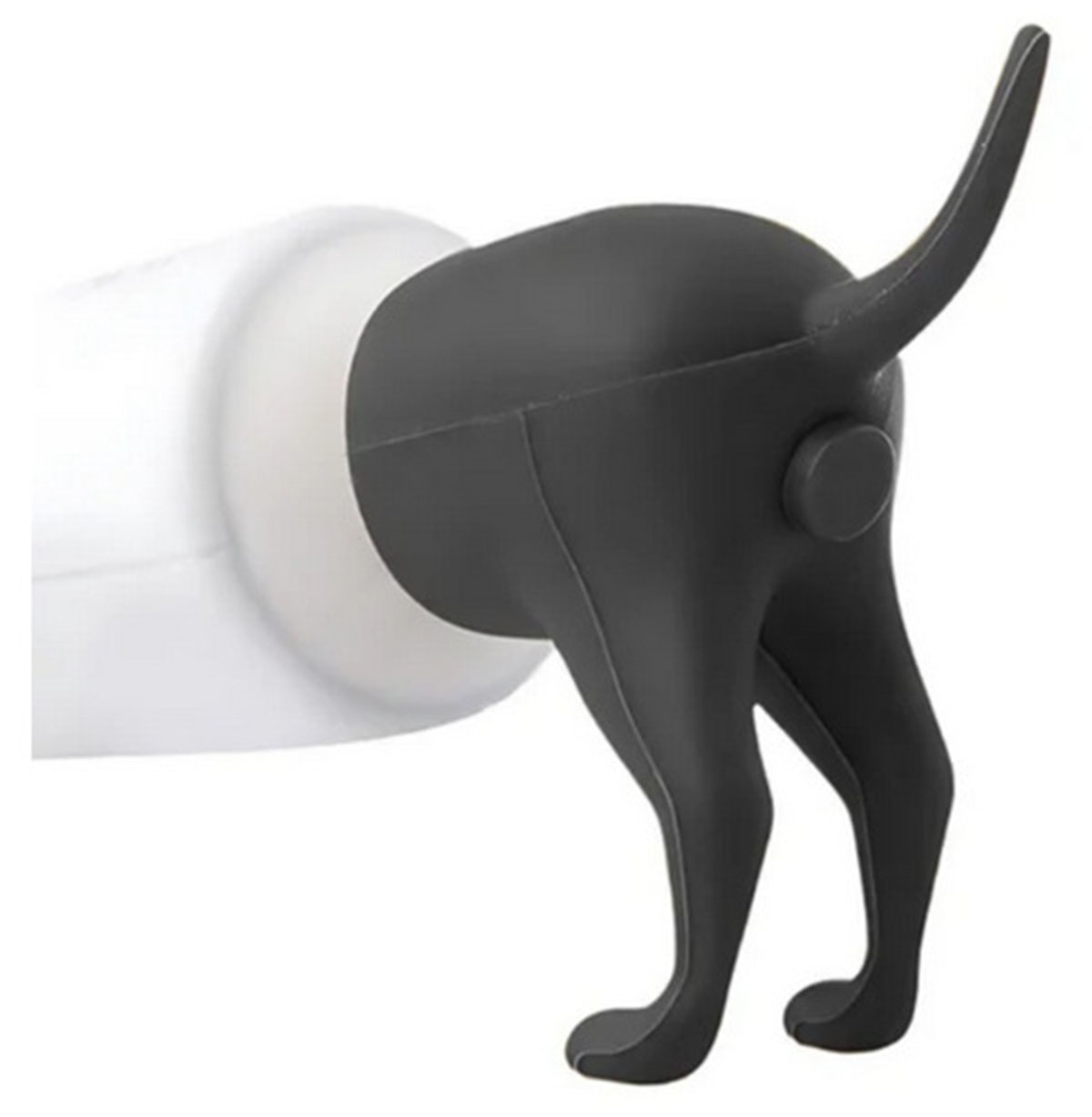 Poop Bag Dispenser - 面白いうんち犬のお尻歯磨き粉トッパー、創造的なディスペンサーカバー
