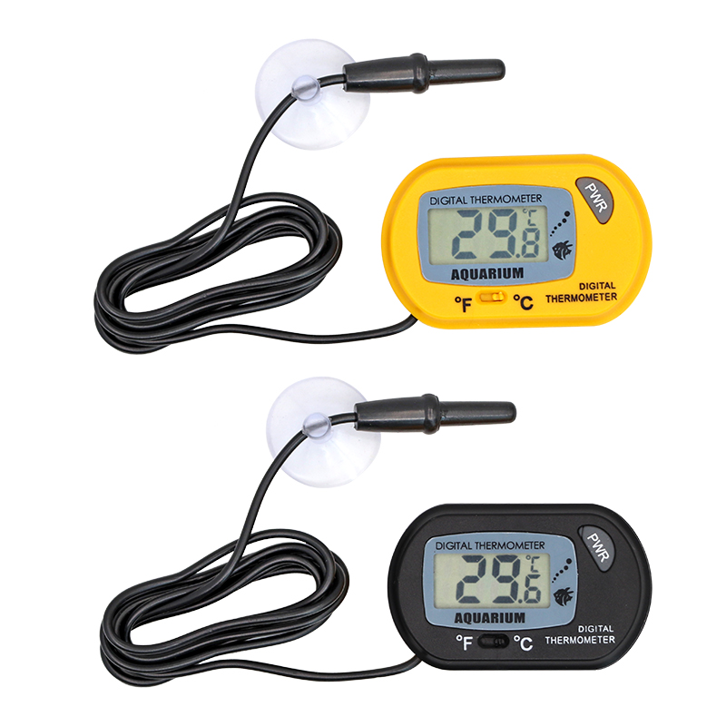 Pet Supplies Fish - 水槽温度計 LCD デジタル水槽温度計 水槽温度検出器 魚警報器 ペット用品ツール