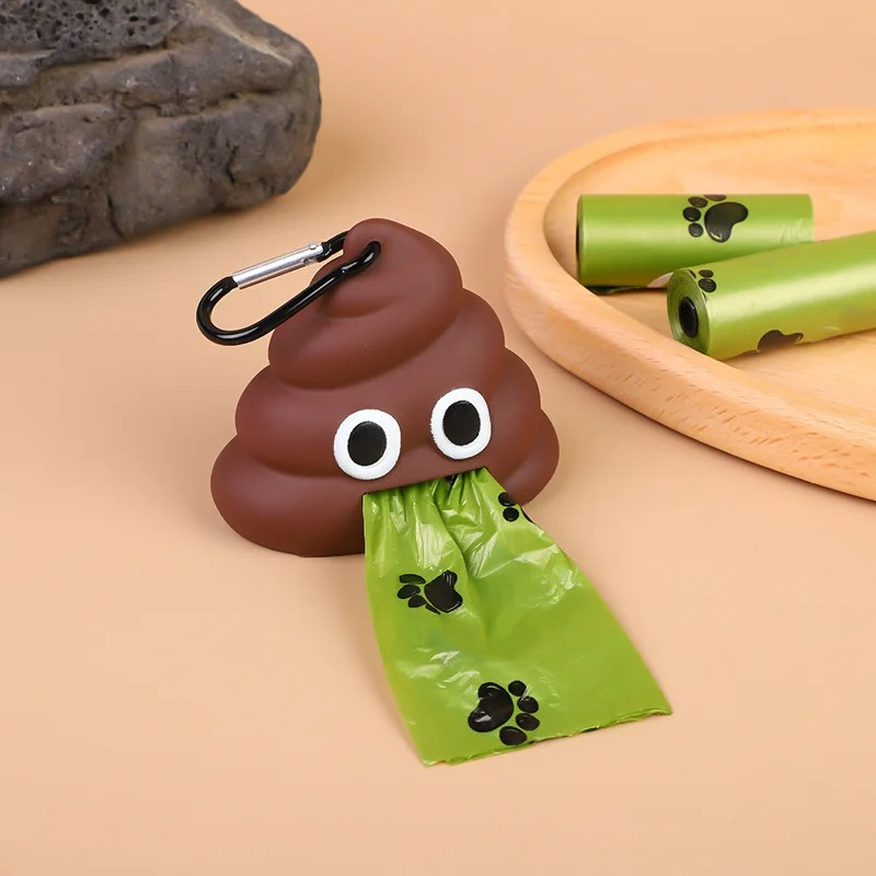 Poop Bag Dispenser - 屋外ポータブルペット犬の排泄物バッグディスペンサーうんちバッグローダークリーニングツールペット製品排便形状