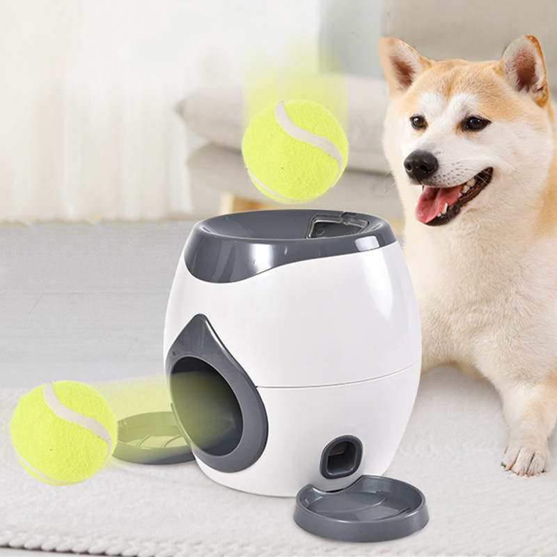 Pet Supplies Rewards - 2 in 1 犬用ペットインタラクティブトイ テニスボールランチャー 自動投げ出し