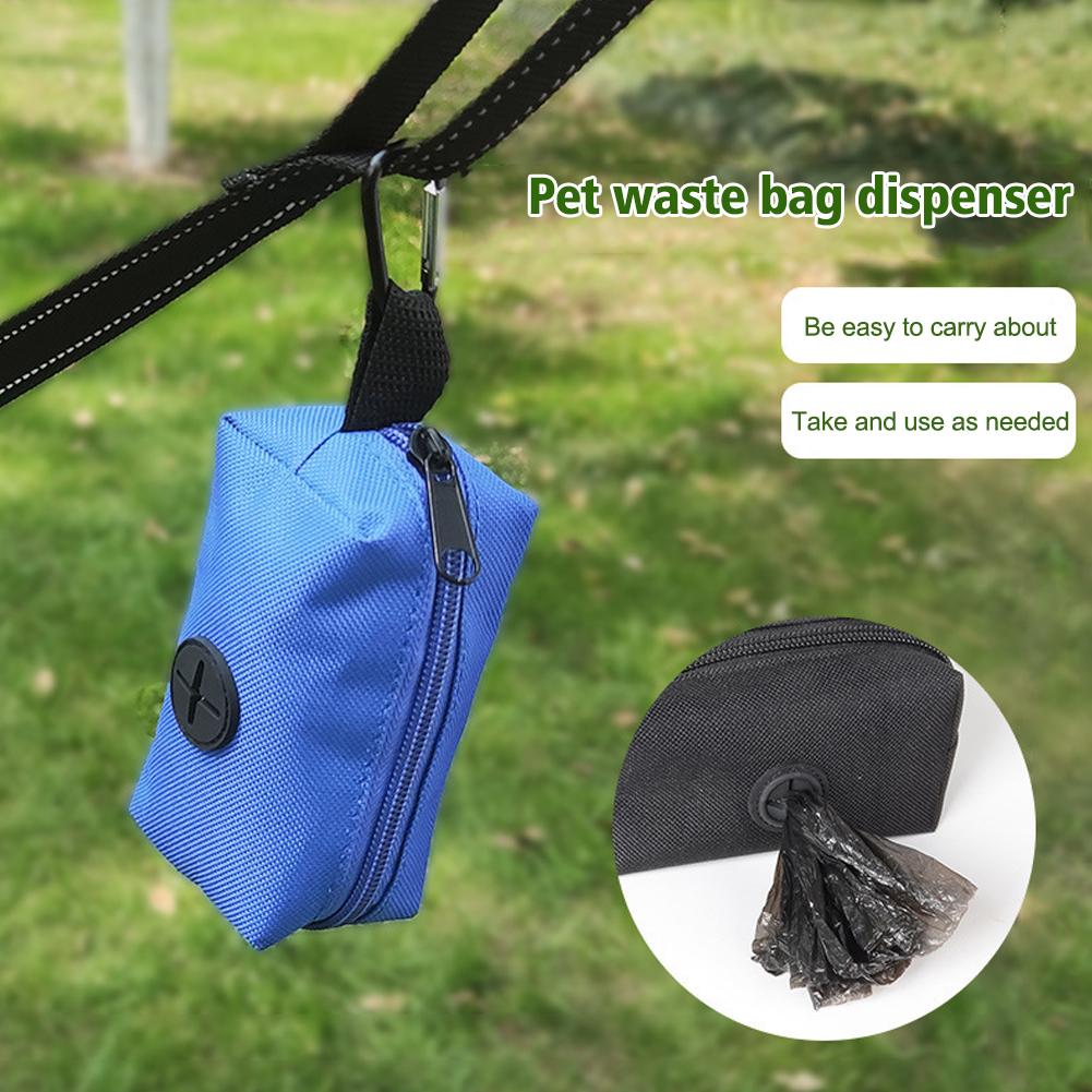 Poop Bag Dispenser - ペット用ハンドバッグ型配布バッグ、犬のうんち袋ホルダー（リード用）、犬の排泄物袋ディスペンサー、子犬用トイレバッグキャリア（カラビナクリップ付き）