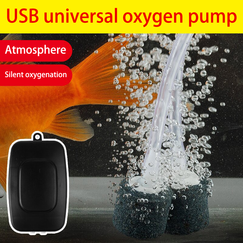 ミニ水族館エアポンプキット,USB,水槽フィルター,空気石, - Fish Tank Filter Pump のレビューと価格