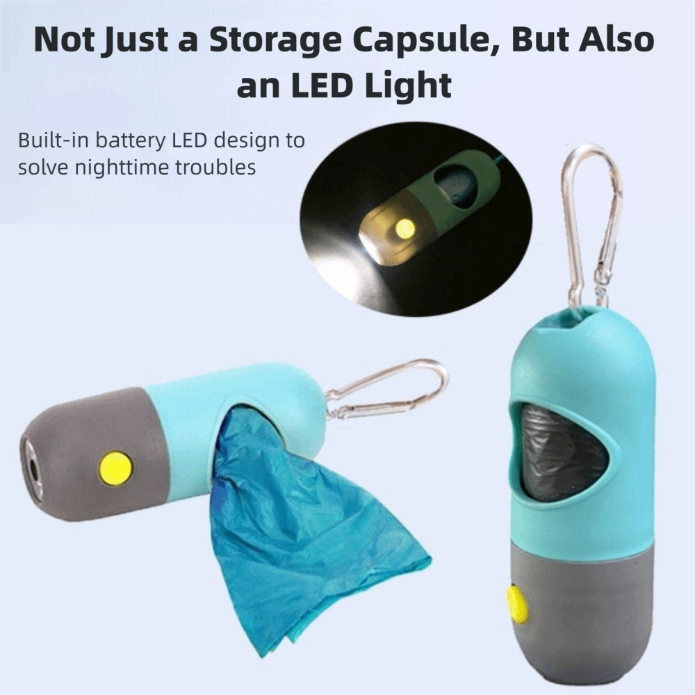 金属製カラビナ型犬用うんち袋ディスペンサー、携帯用エコフレン - Poop Bag Dispenser のレビューと価格