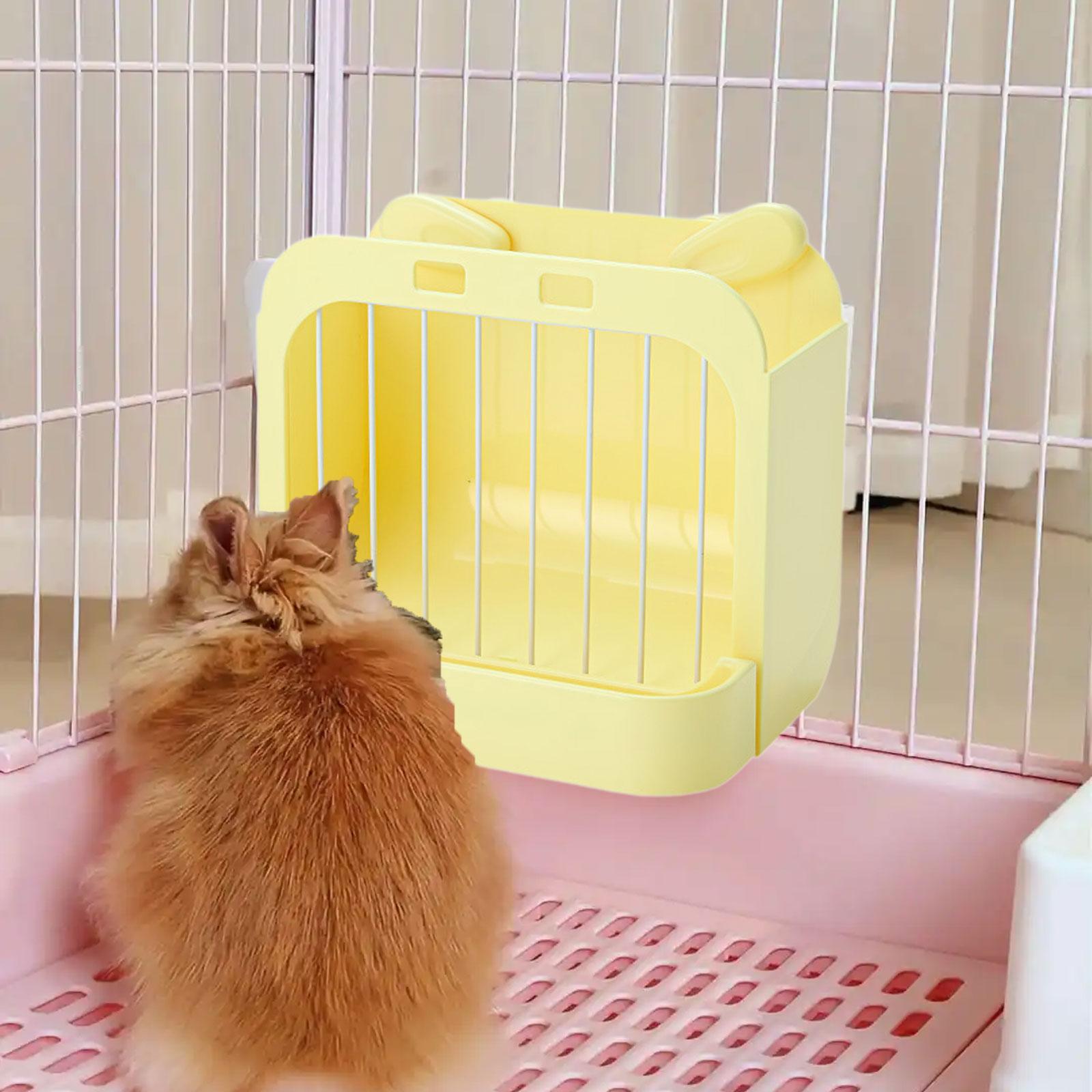 ウサギ用干し草フィーダーラック ABSプラスチック製マネージ - Rabbit Pellet Feeder のレビューと価格