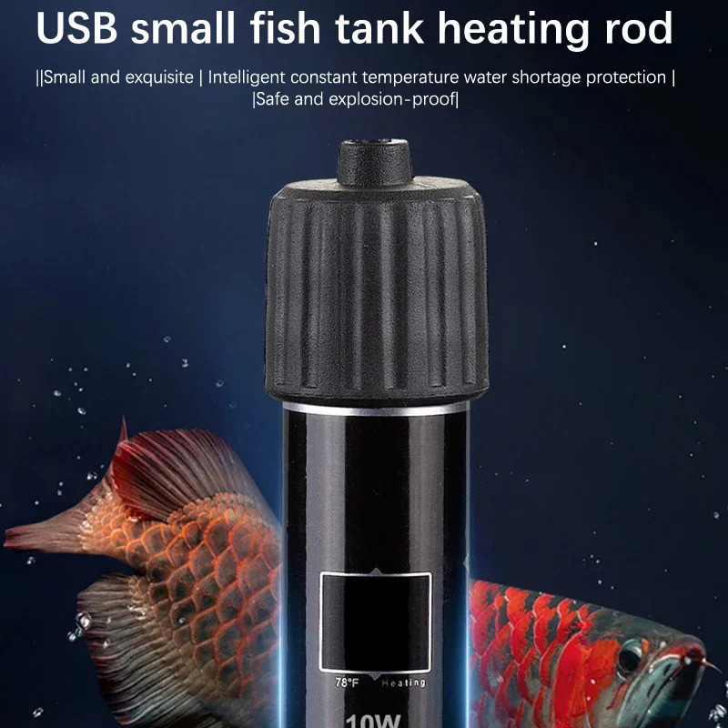 USBミニ水槽用加熱棒、26 ° C 恒温水中サーモスタット - Pet Supplies Fish のレビューと価格