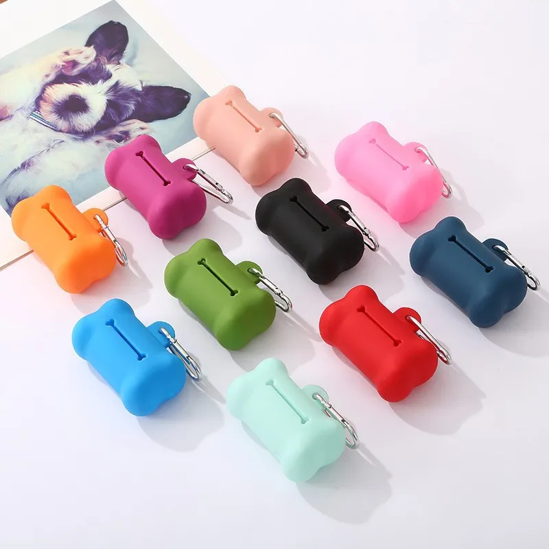 犬の糞袋ディスペンサー付き骨型ゴミ袋オーガナイザーボックス、 - Poop Bag Dispenser のレビューと価格