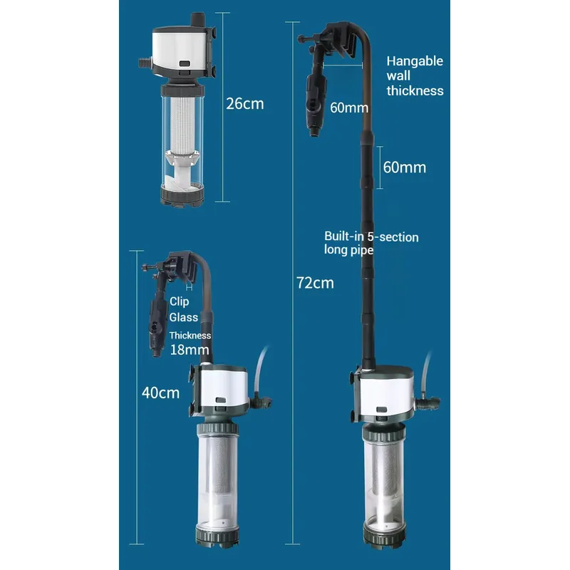 3 in 1水槽フィルター循環ポンプ酸素供給と魚糞コレクター - Fish Tank Filter Pump のレビューと価格