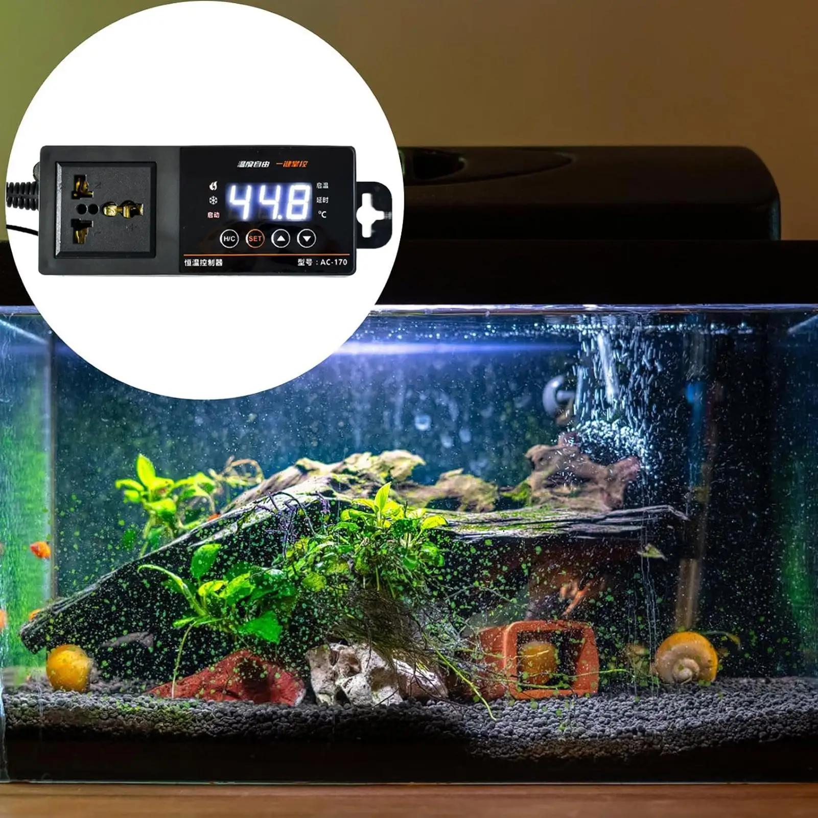 爬虫類タンク用サーモスタット LED ディスプレイデジタルペ - Pet Supplies Uk のレビューと価格