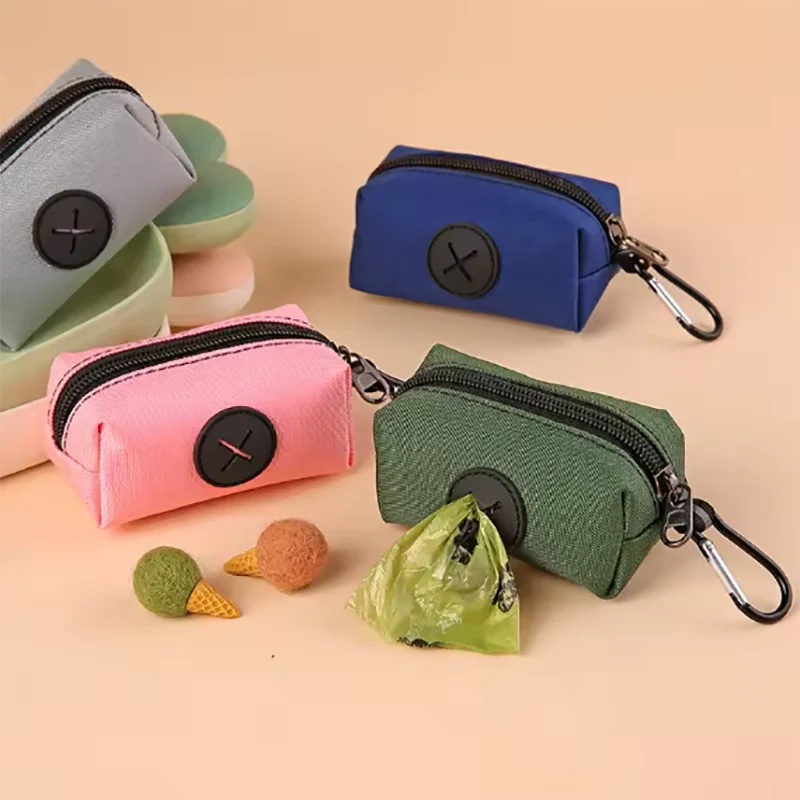 ホットキャンバス犬用うんち袋ホルダー、カラビナクリップ付き屋 - Poop Bag Dispenser のレビューと価格