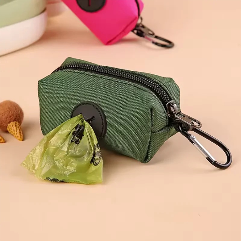 ホットキャンバス犬用うんち袋ホルダー、カラビナクリップ付き屋 - Poop Bag Dispenser のレビューと価格