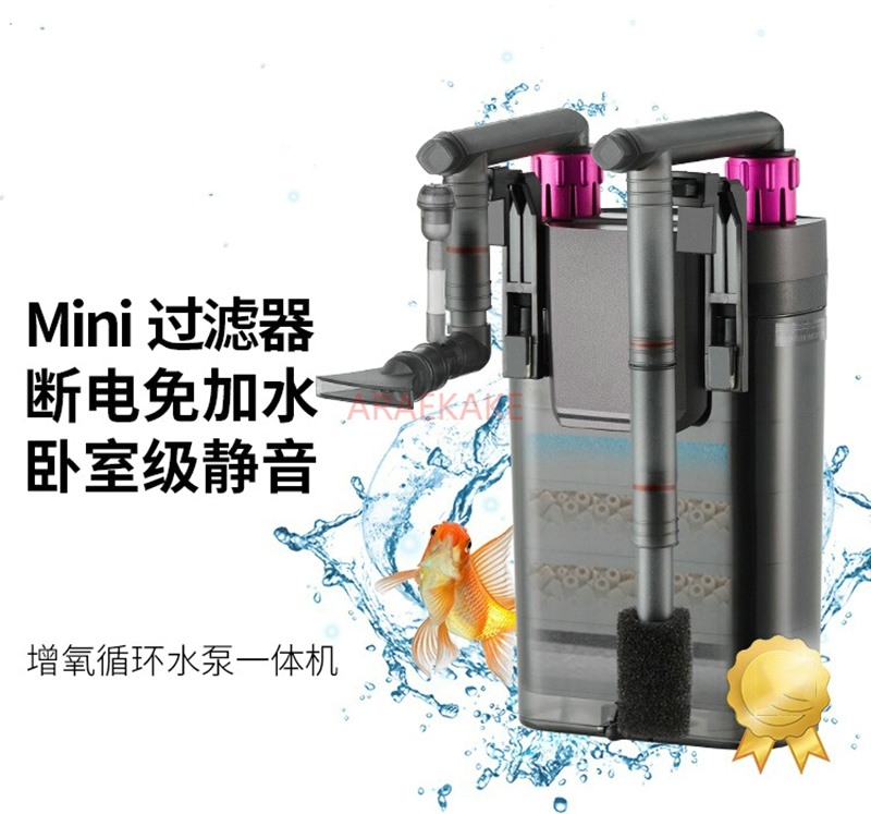 小型水槽フィルター 家庭用 低水位 壁掛け 循環システム 酸 - Fish Tank Filter Pump のレビューと価格