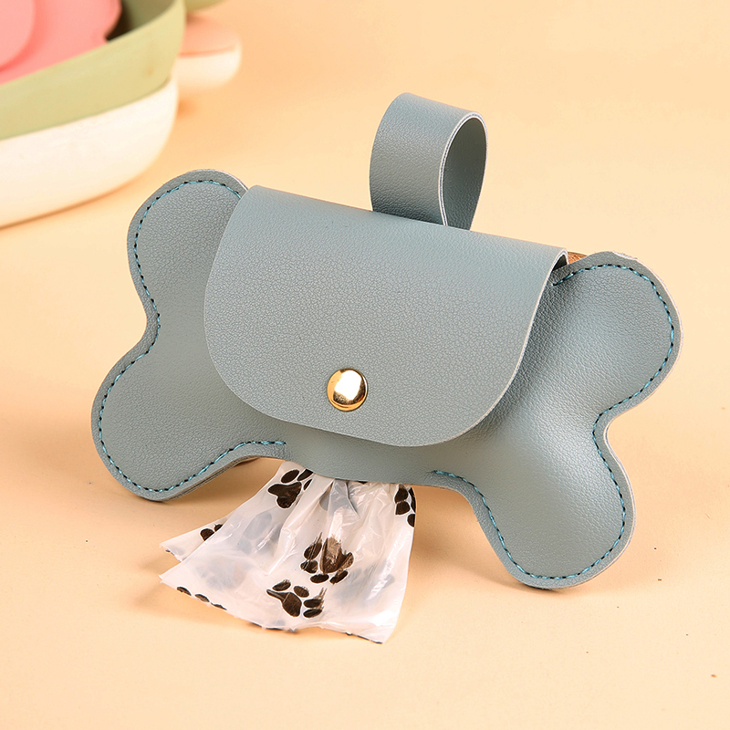 PUレザー犬のうんちバッグディスペンサー、クラスプ付き、ペッ - Poop Bag Dispenser のレビューと価格