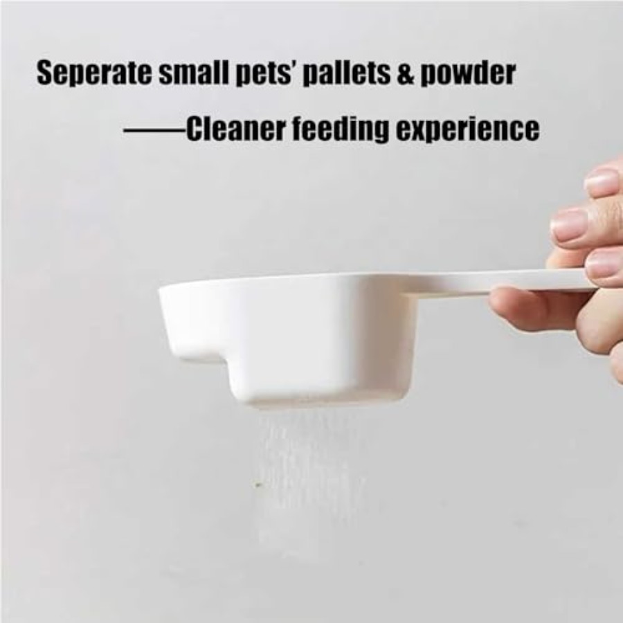 ウサギ用フィーダースプーン、食品粉末ふるい分け用、小動物用フ - Rabbit Pellet Feeder のレビューと価格