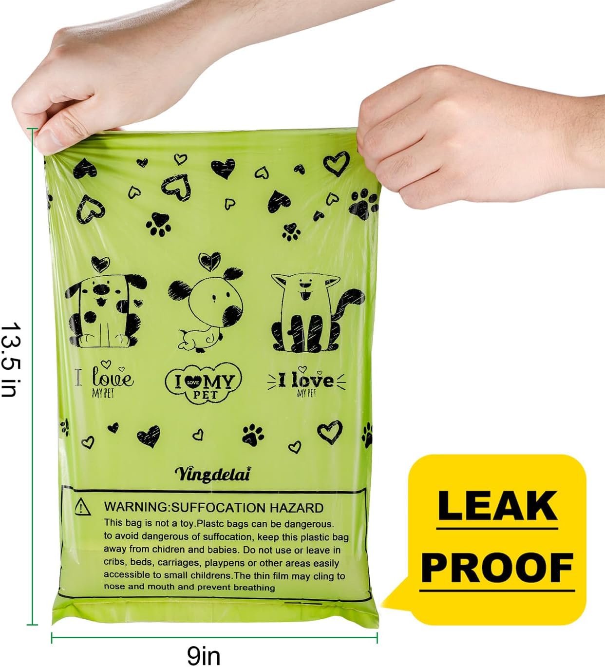 ペット用生分解性ゴミ袋 犬の糞袋 大量 バイオベース 香り付 - Poop Bag Dispenser のレビューと価格