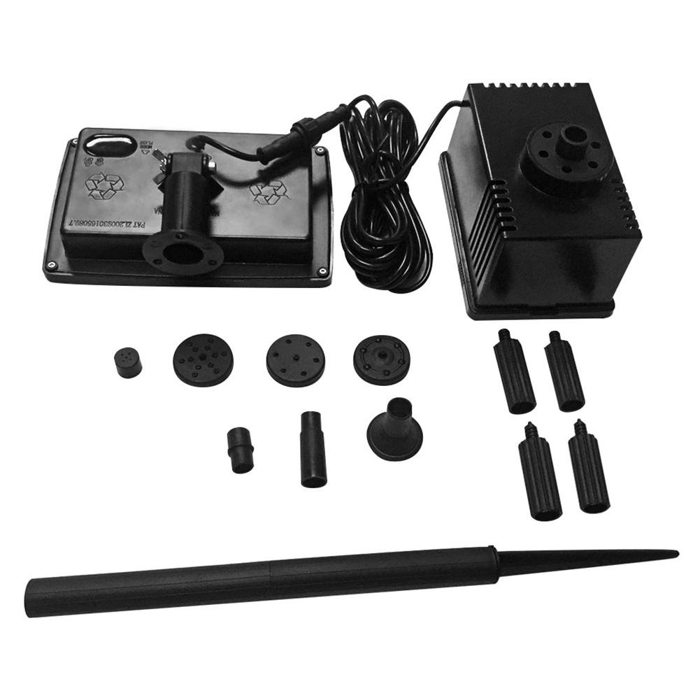 1.5W 7V ソーラー噴水ポンプ フィルター付き 屋外ソー - Fish Tank Filter Pump のレビューと価格